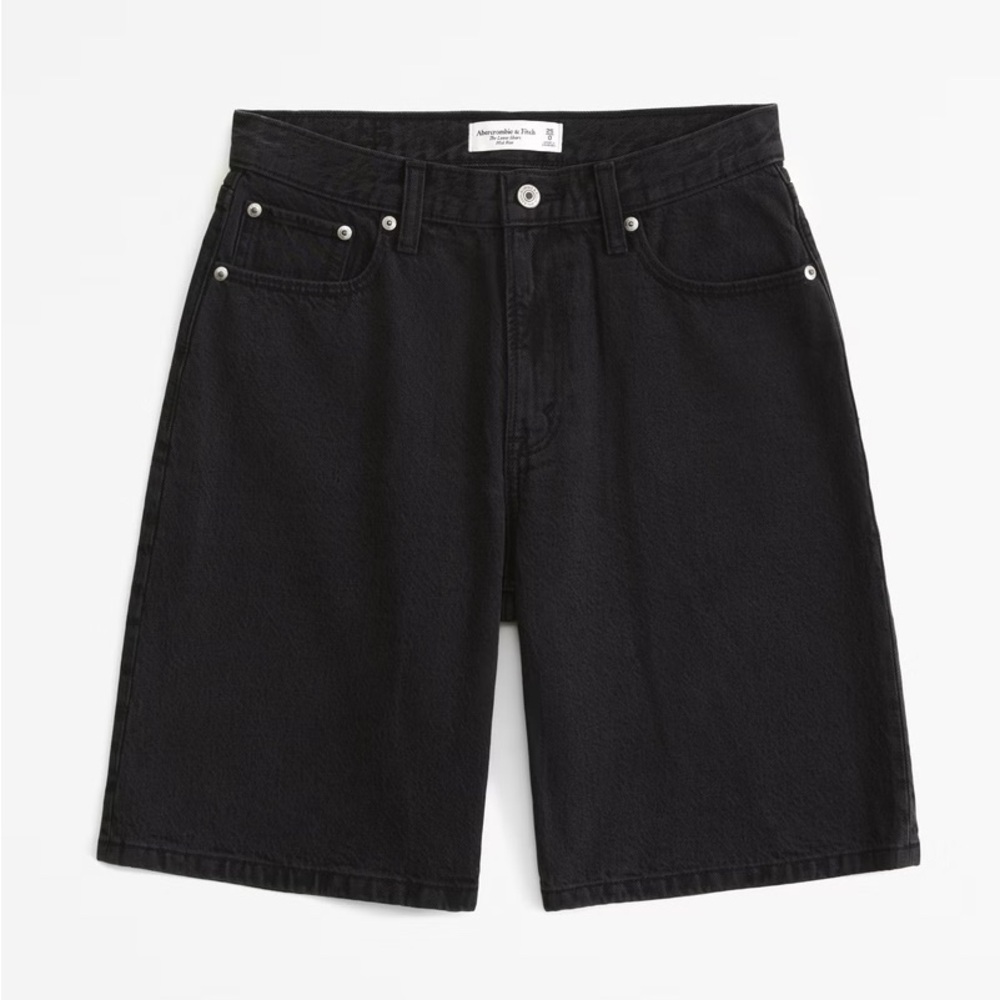 Abercrombie & Fitch Black Jean Shorts- 27/4 curve love